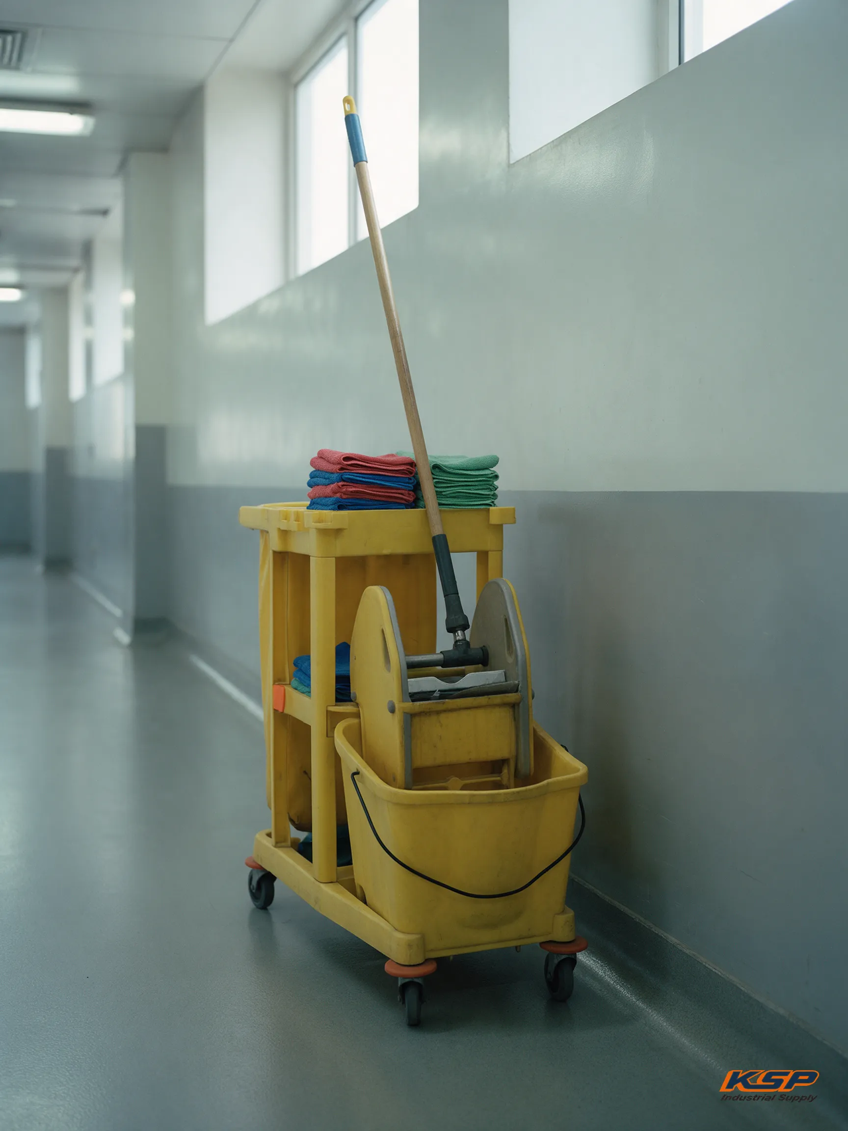 Illustrative photograph for janitorial equipment.